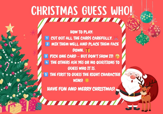 “Christmas Guess Who?” – Printable Holiday Game for Kids & Families