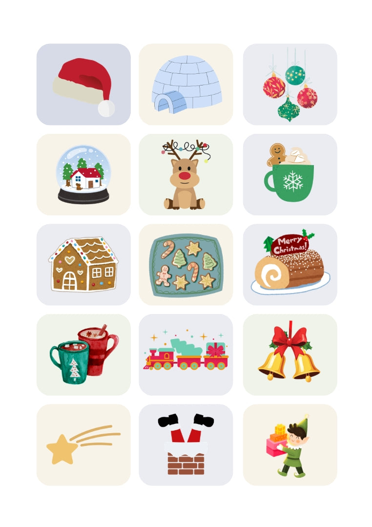 “Christmas Memory Game” – Printable Holiday Matching Cards for Kids & Families